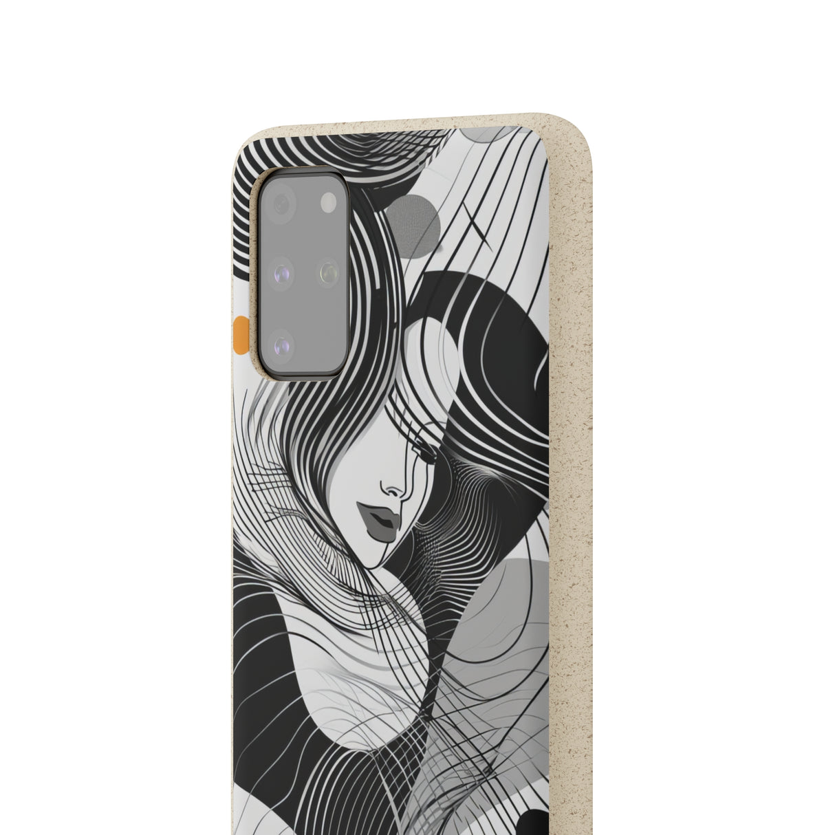 Fluid Noir Rhythm | Biodegradable Phone Case