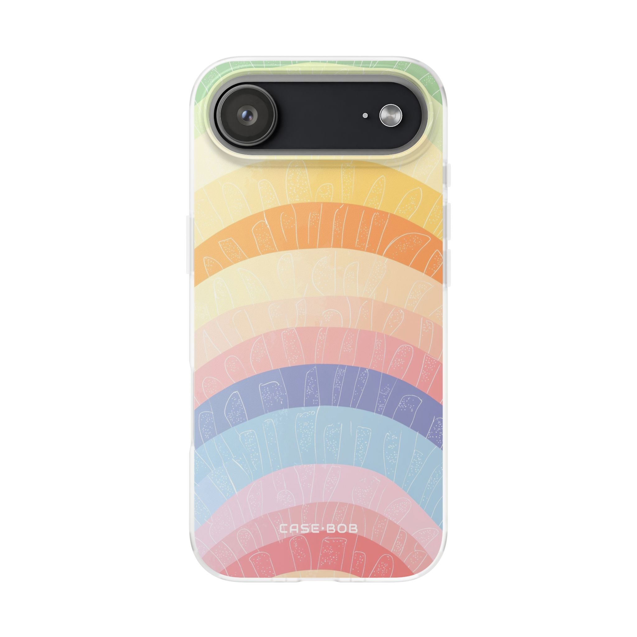 Pastel Rainbow Bands iPhone 17 Air Case - Soft