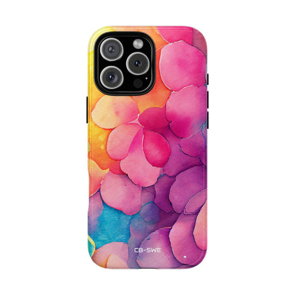 Vibrant Petal Fusion - iPhone Case