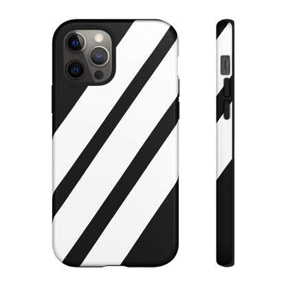 Monochrome Diagonal Symmetry - iPhone Case