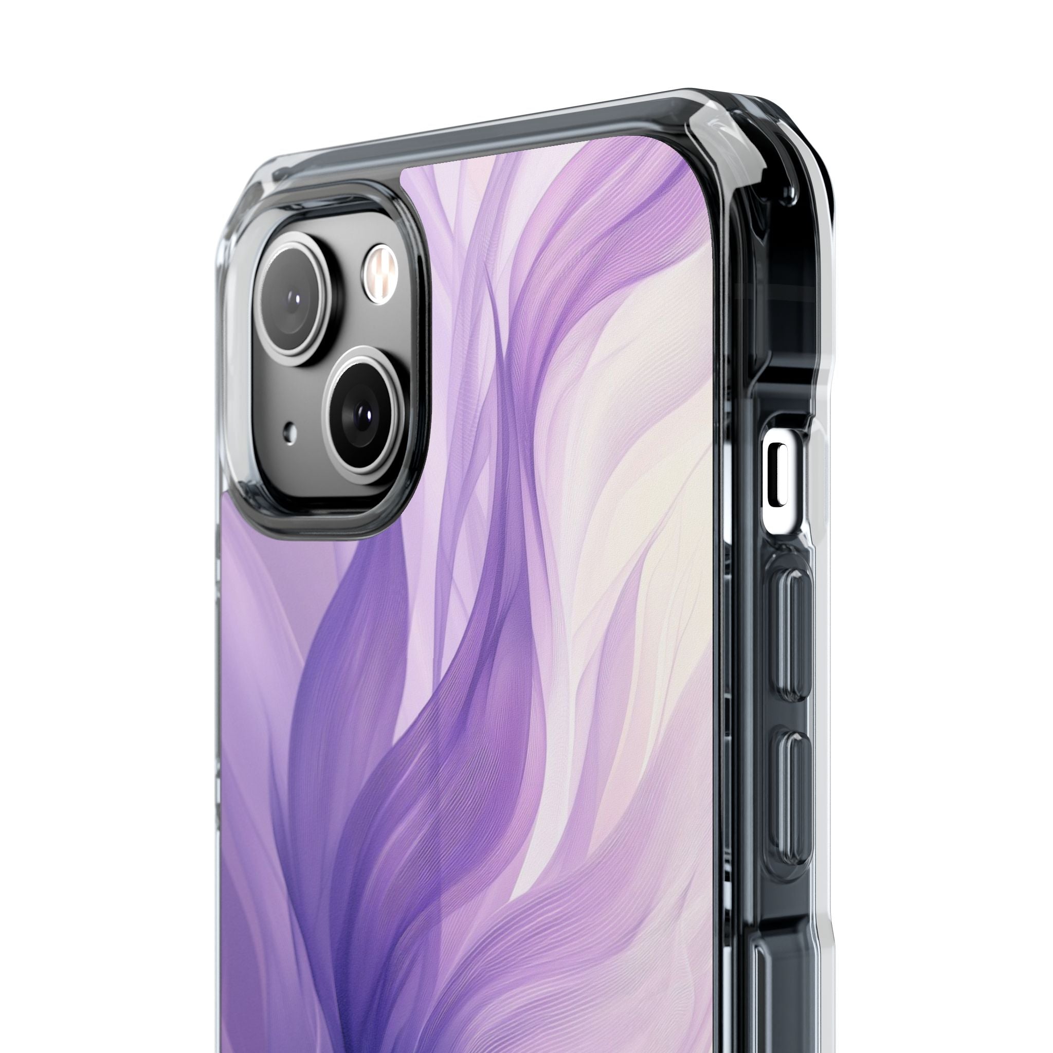 Purple Ribbon Waves iPhone 14 Plus Case - Impact