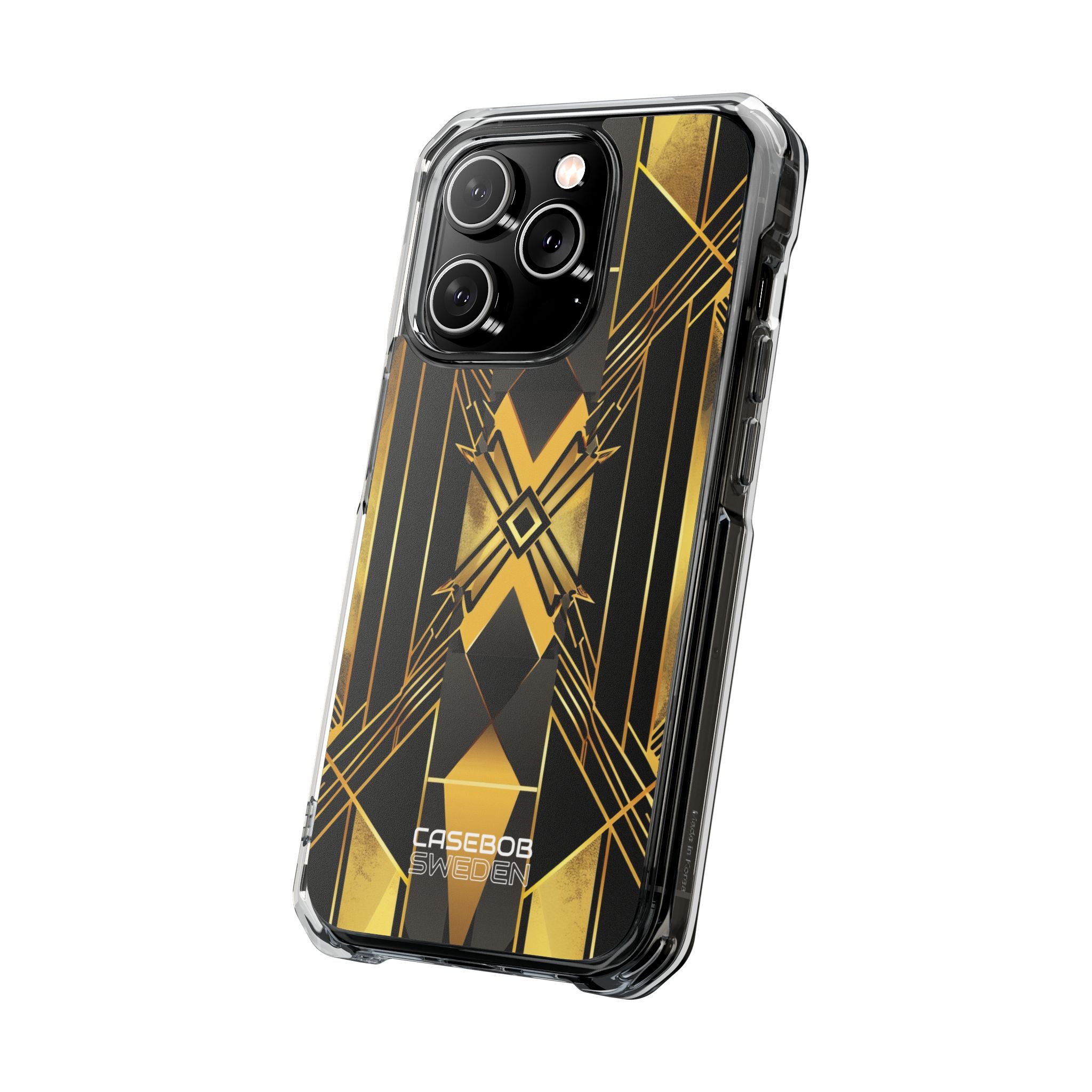 Golden Deco Symphony iPhone 14 - Impact Clear+