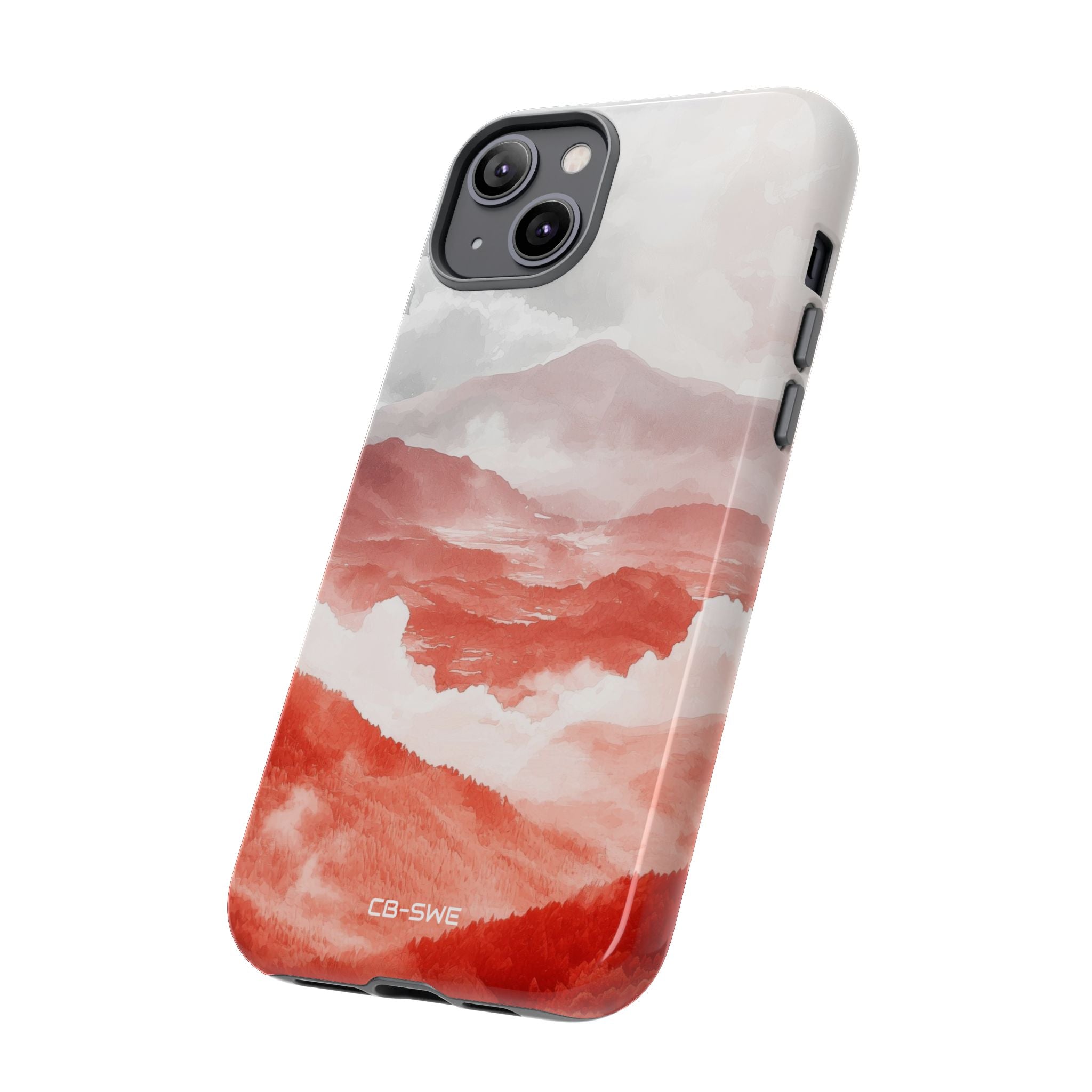 Mountain Flames Rise - iPhone Case