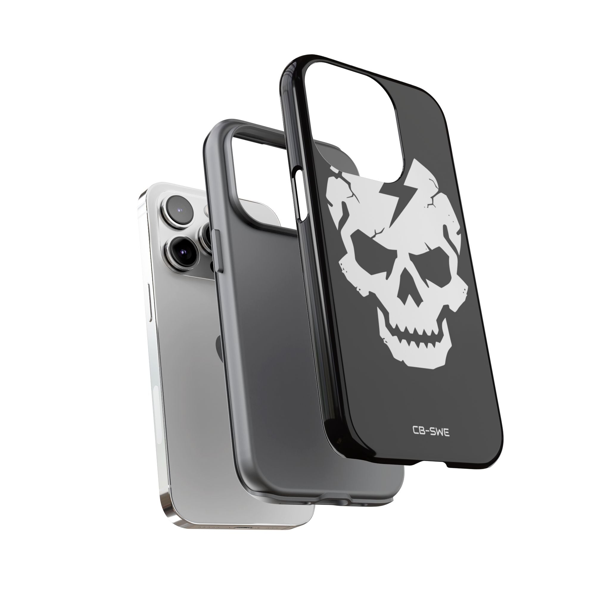 Cracked Skull Drama - iPhone Case