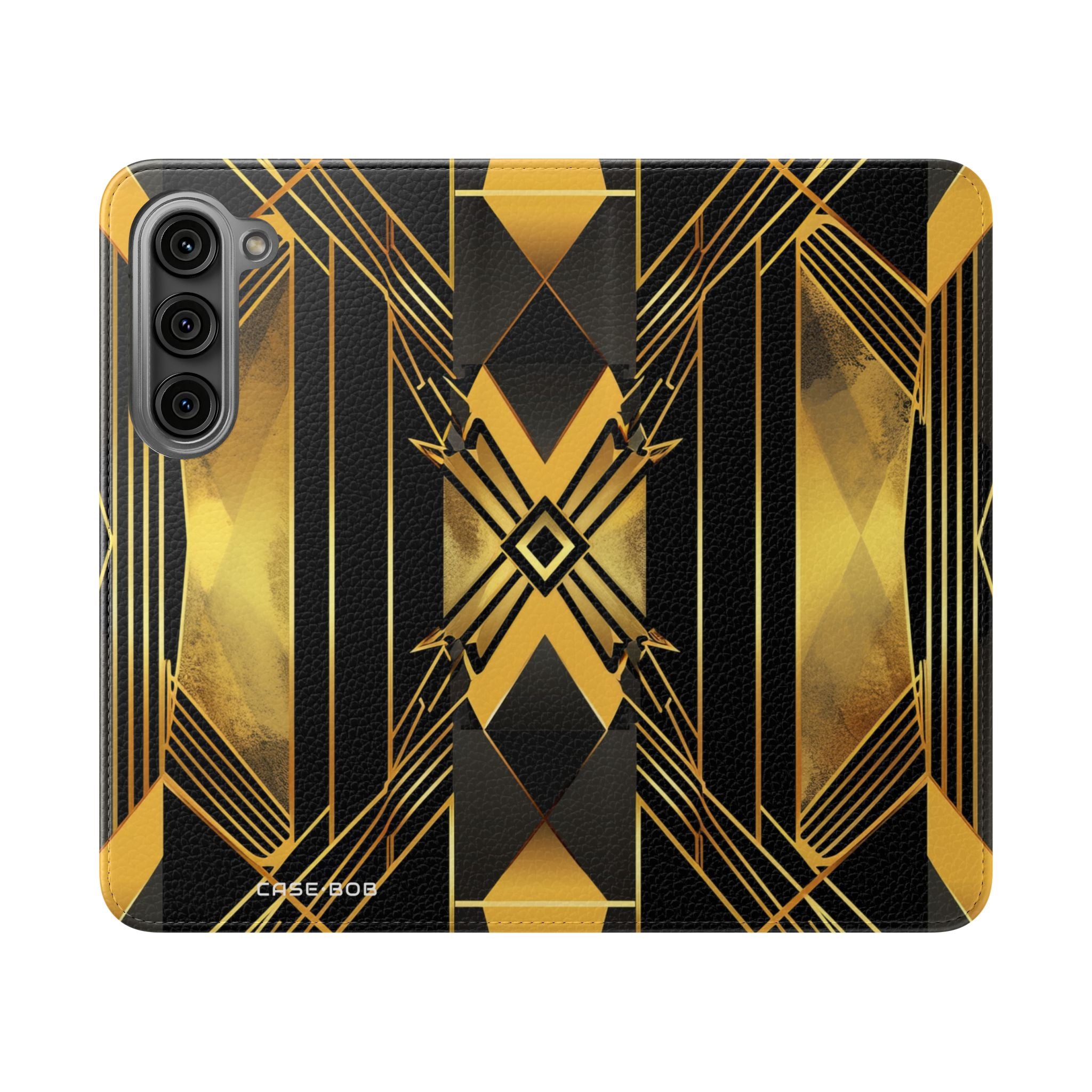 Golden Xcape - Samsung S23 Kotelo - Lompakkokotelo