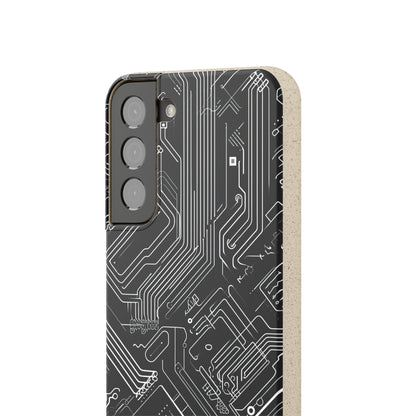 Cyber Circuitry Art | Biodegradable Phone Case