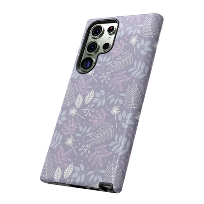 Purple Mona Leaf - Protective Phone Case