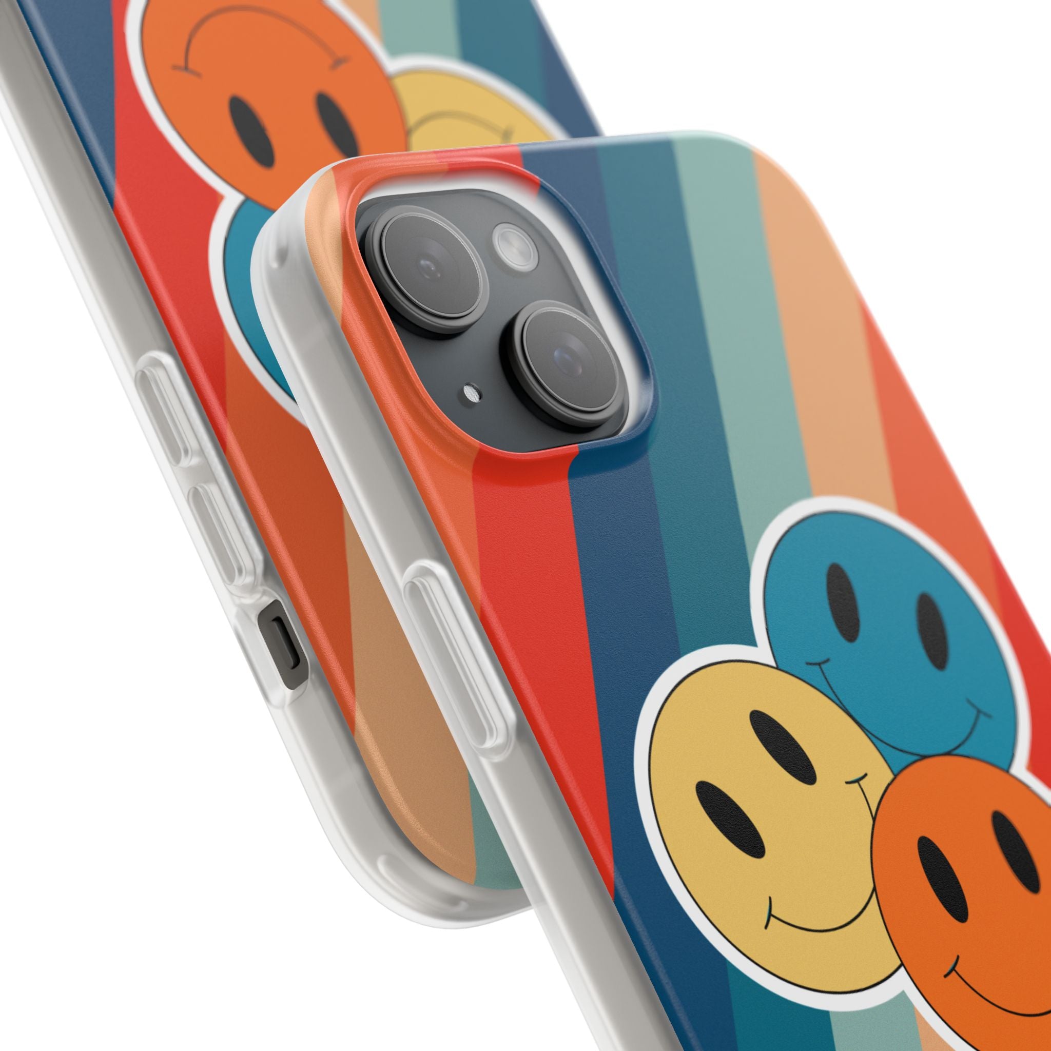 Triple Smile Breeze iPhone 15 Plus Case - Soft