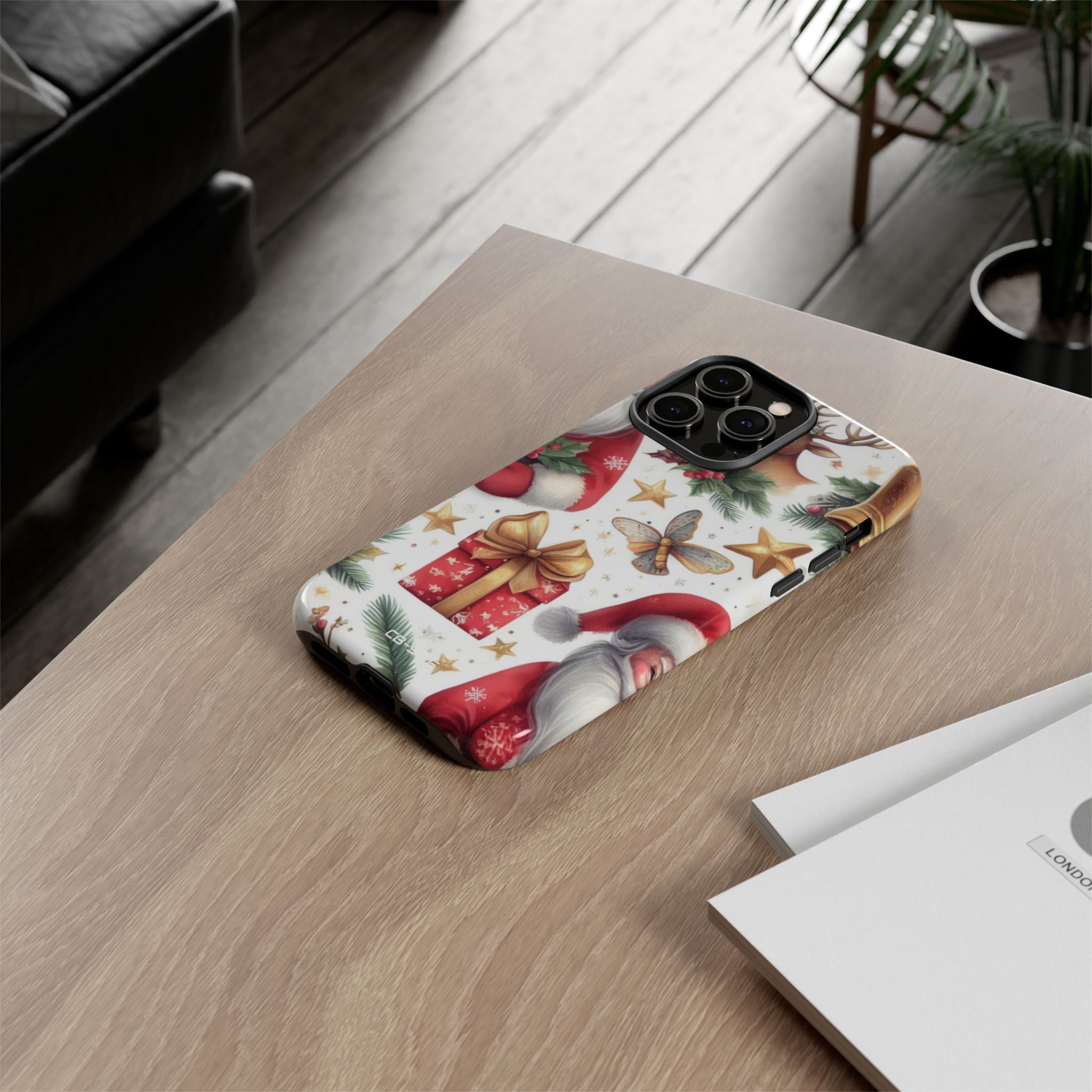 Joyful Santa Delivers - iPhone Case