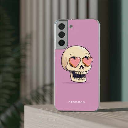 Heart Eyed Skull Samsung S22 Plus Case - Soft