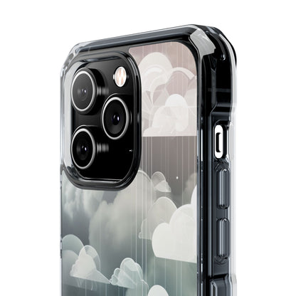 Silver Dream Clouds iPhone 14 - Impact Clear+
