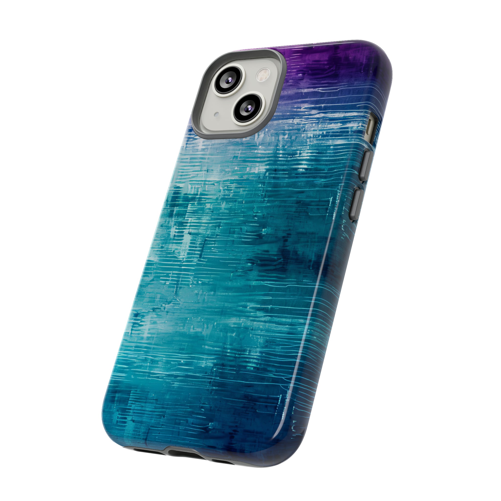 AI Fusion: Metallic Gradient - Protective Phone Case