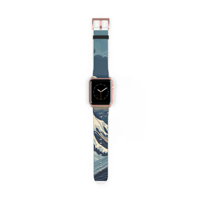 Cresting Navy Wave - Watch Band
