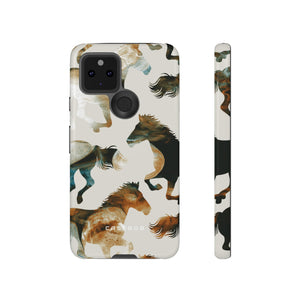 Tie Dye Horses - Protective Phone Case