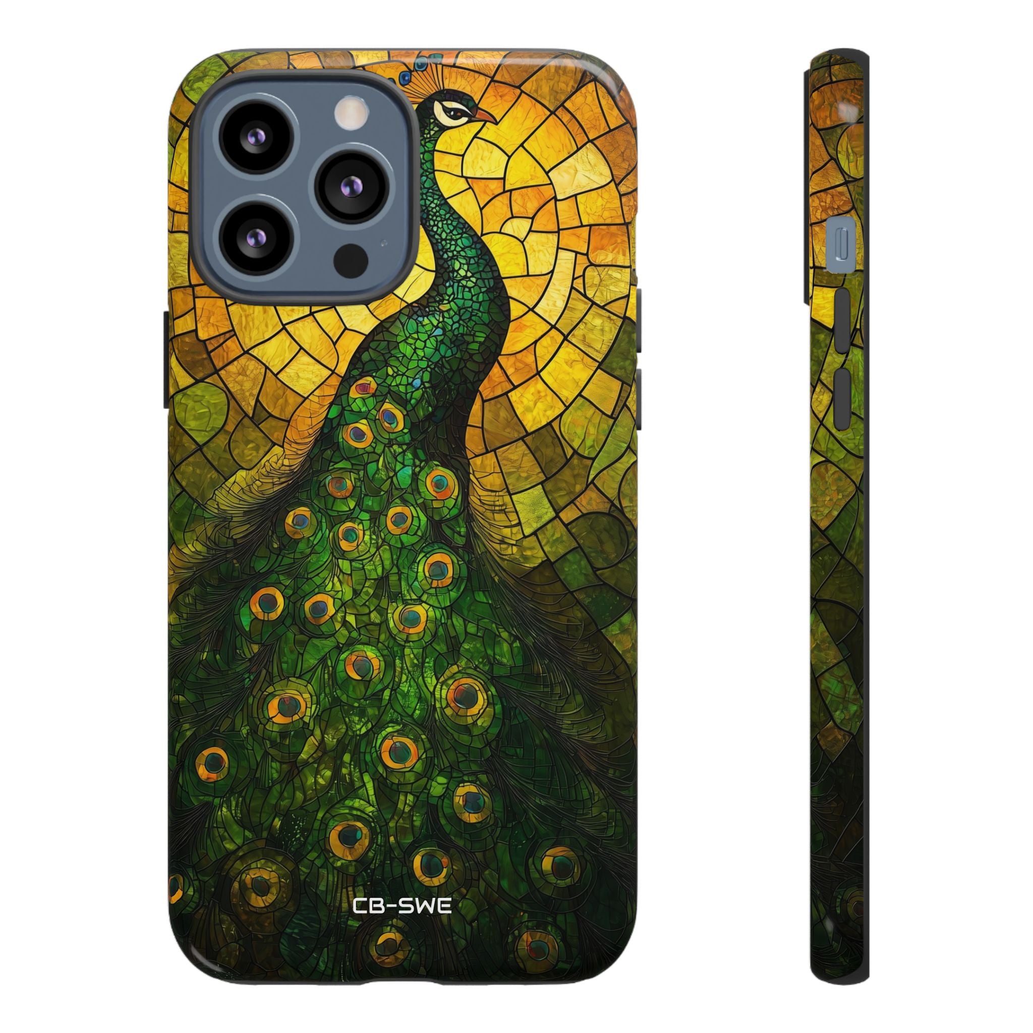 Peacock Spreads Light - iPhone Case