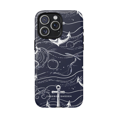 Gradient Anchorflow Waves iPhone 15 | Tough+ Phone Case