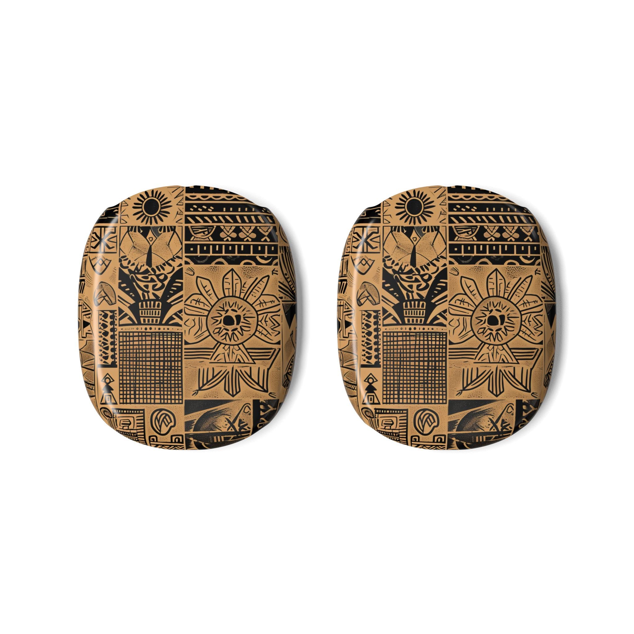 Celestial Faces Brown - AirPod Max Case
