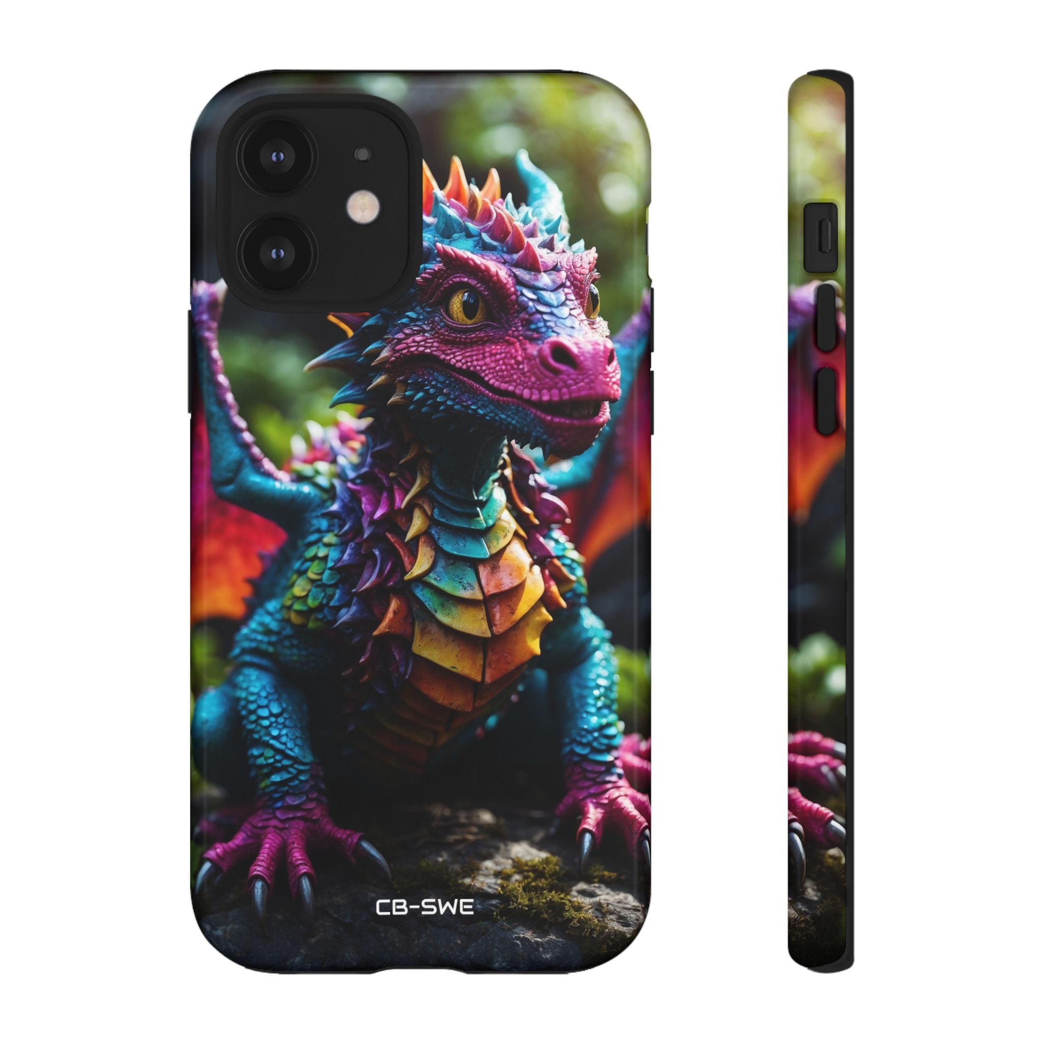 Friendly Dragon Smiles - iPhone Case