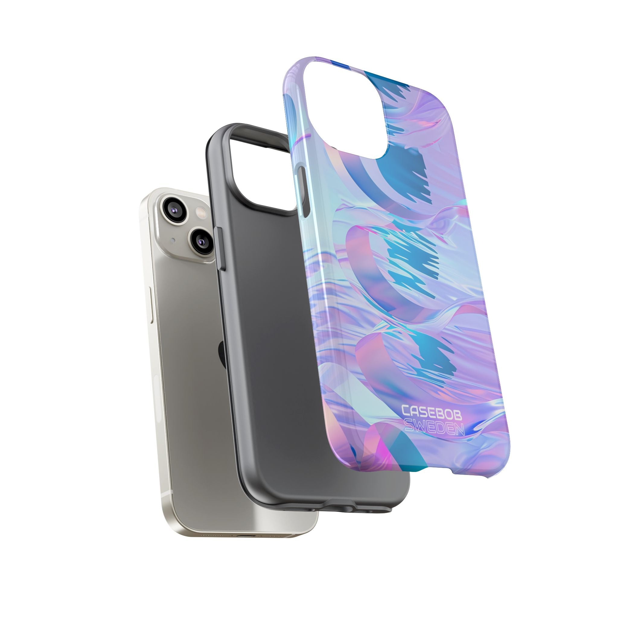 Iridescerende Stromende Golven iPhone 14 - Tough