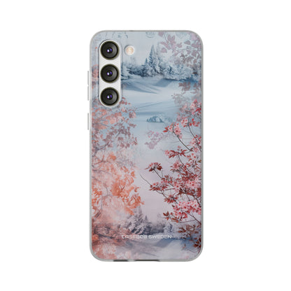 Floral Serenity Case - Flexi Samsung S23 Phone Case