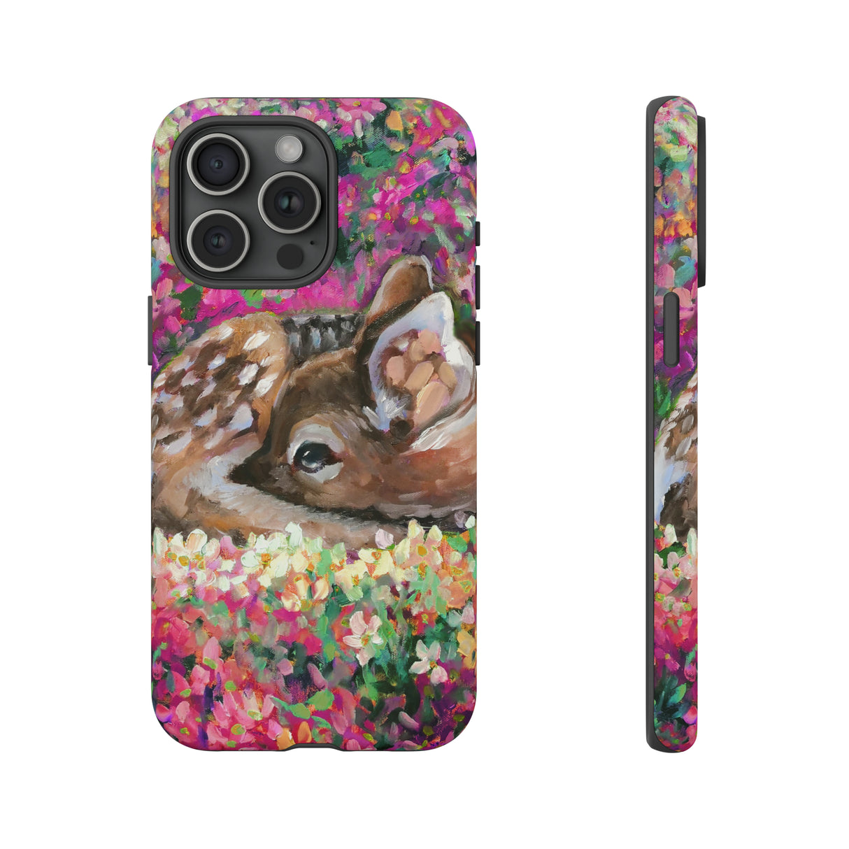 Oil painting - Young Deer - Protective Phone Case