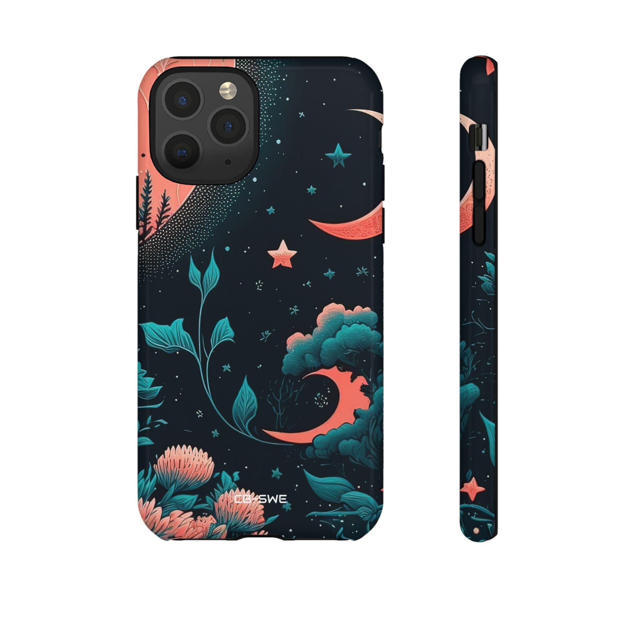 Cosmic Floral Dreams - iPhone Case