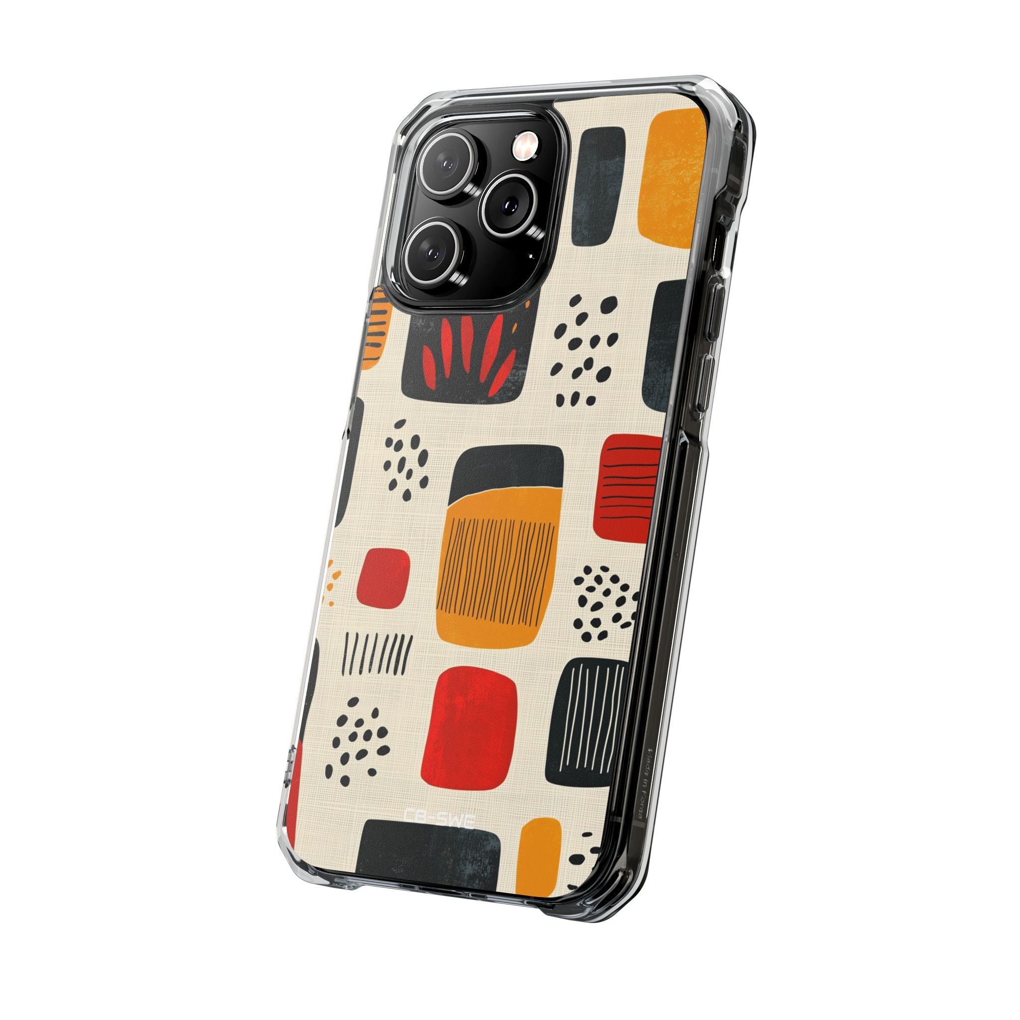 Vibrant Shapes Dance iPhone Case - Impact
