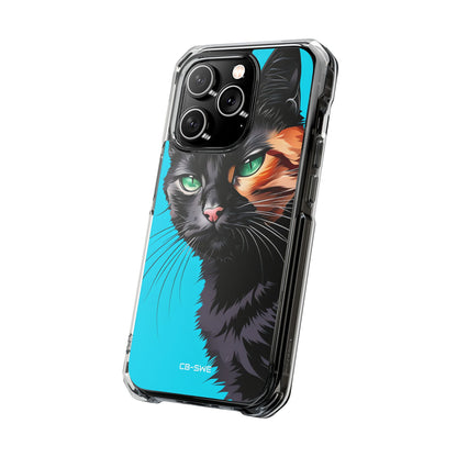 Curious Cat Stare iPhone Case - Impact