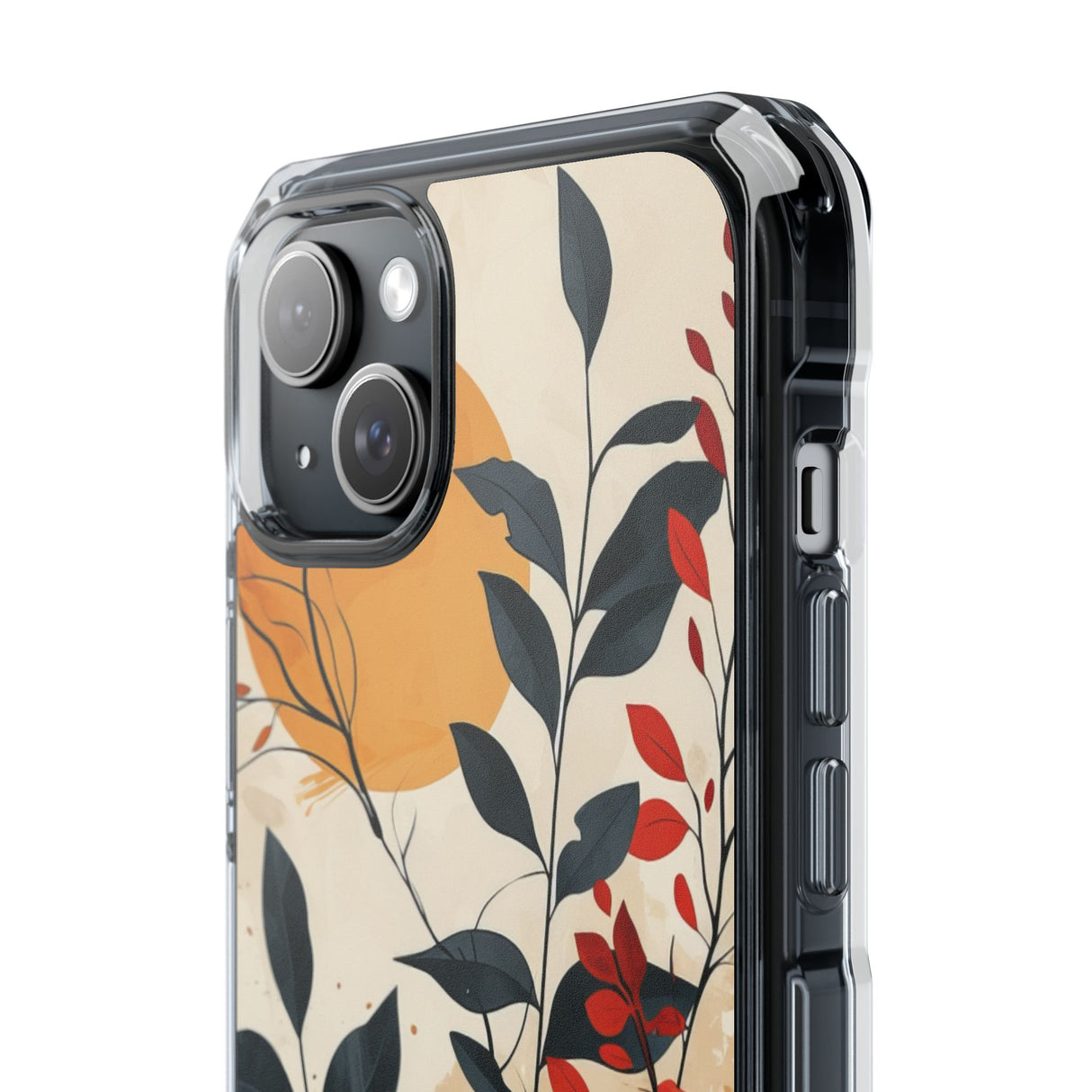 Botanical Serenity – Handyhülle für iPhone (Clear Impact – Magnetisch)