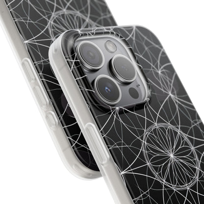 Radiant Petal Orbit iPhone 15 Pro Case - Soft