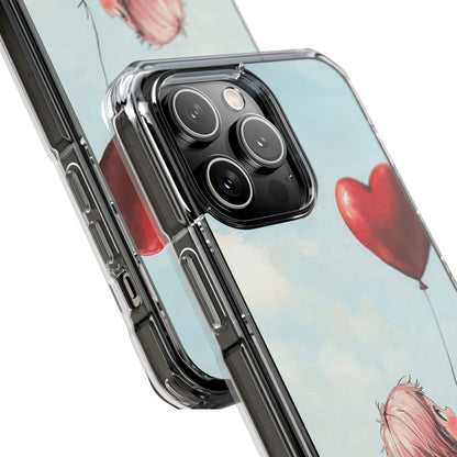 Heart Balloon Glow iPhone 14 Pro Max Case - Impact