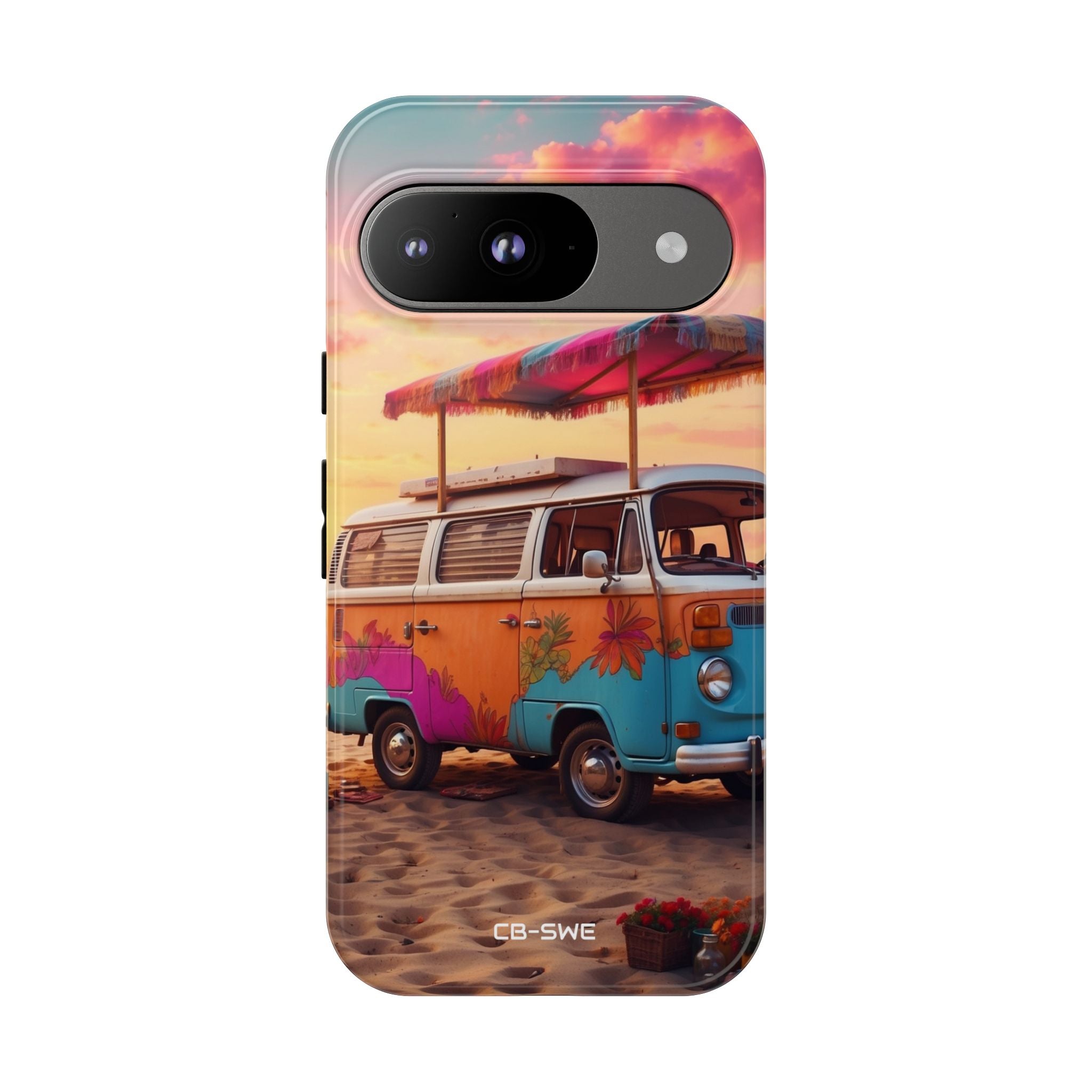 **Van Rests at Shore** - Google Pixel Case