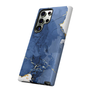 Timeless Blue Watercolor - Protective Phone Case