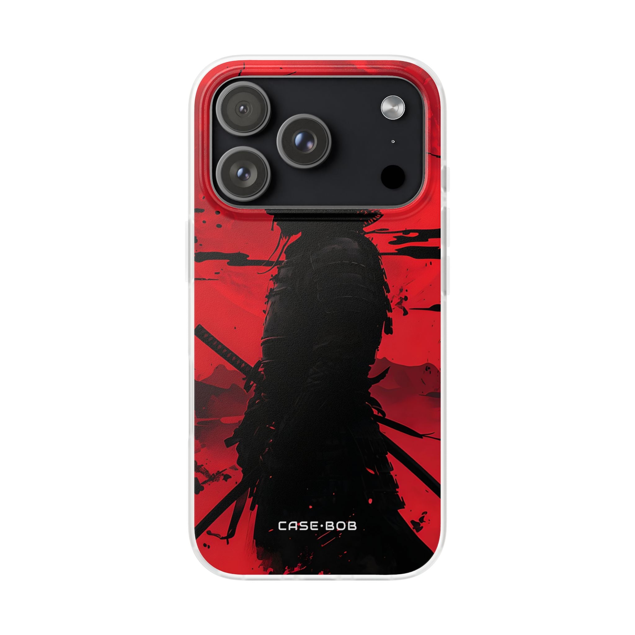Crimson Samurai iPhone 17 Pro Case - Soft