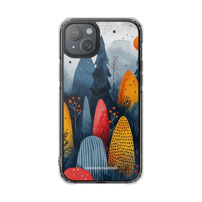 Whimsical Nature - Clear Impact iPhone 15 Phone Case