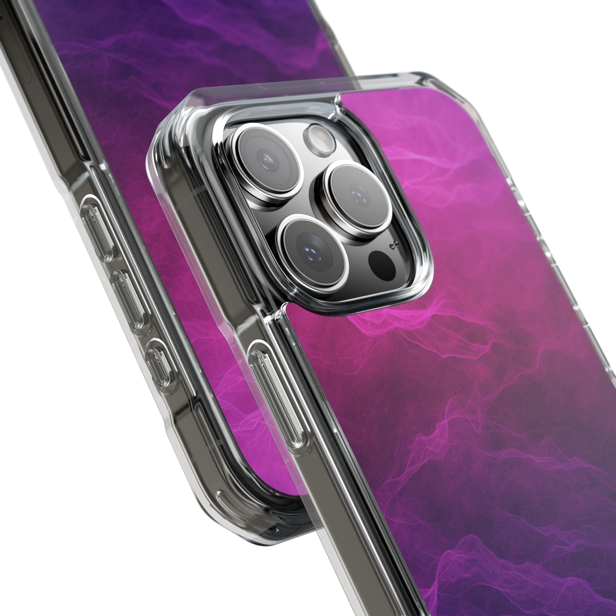 Violet Dream Currents iPhone 16 - Impact Clear+