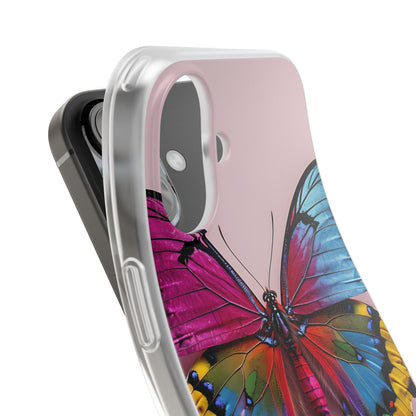 Vivid Butterfly iPhone 16 Case - Soft