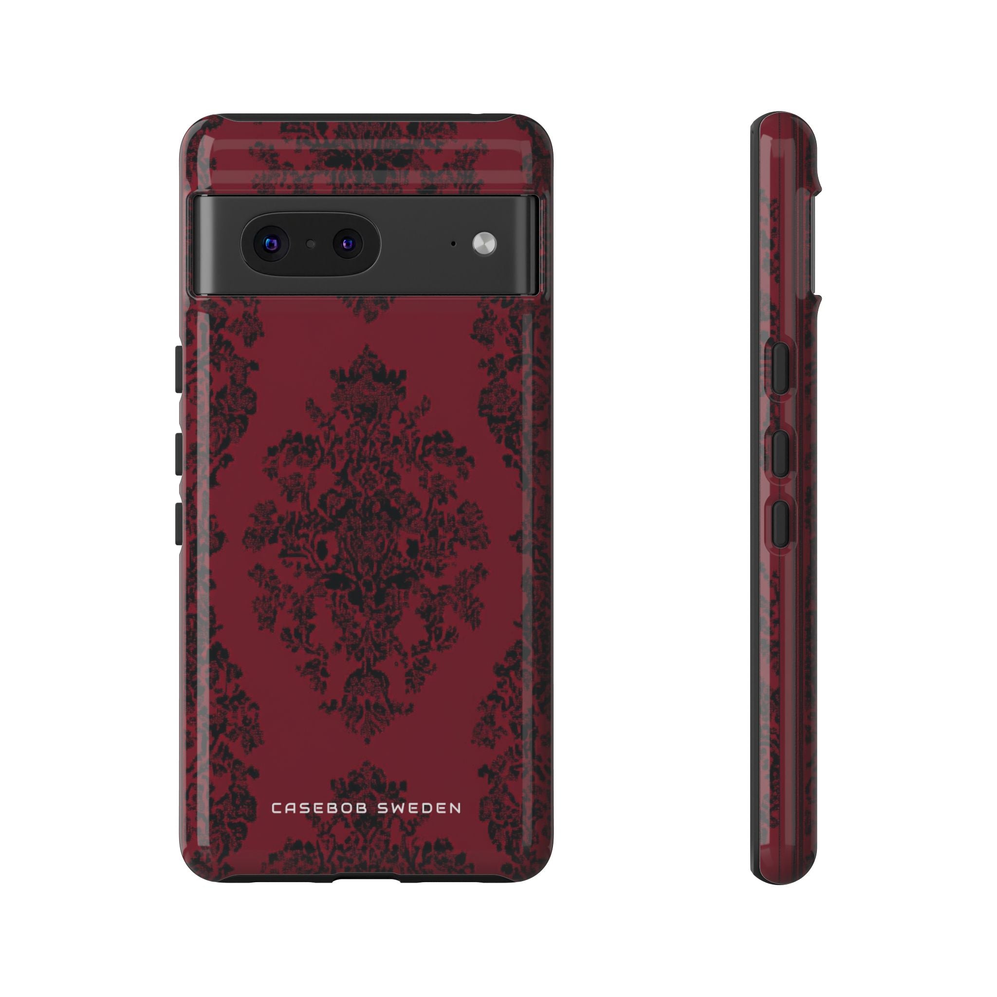 Gothic Crimson Elegance Google Pixel 7 - Robuste Handyhülle