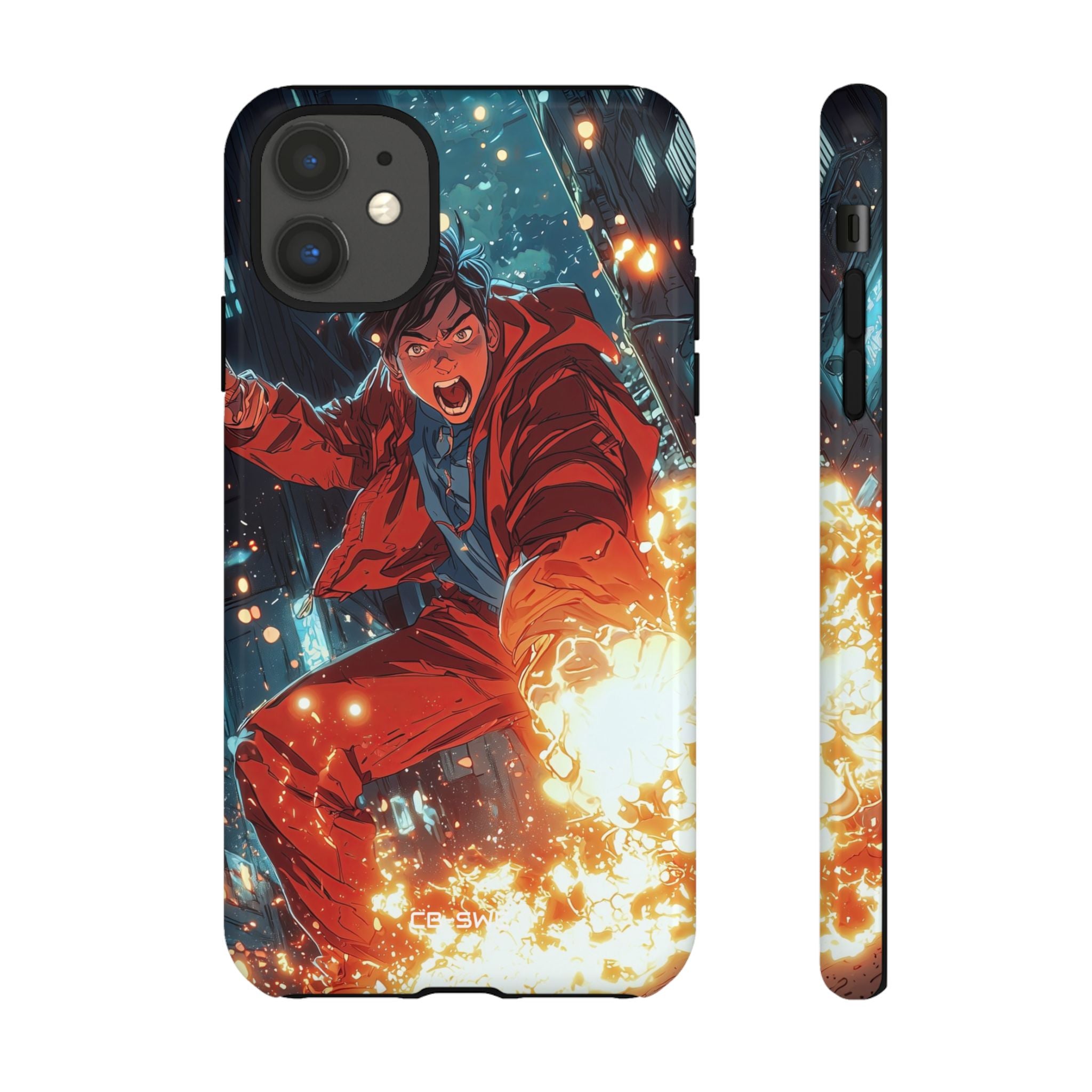 Flames Ignite Action - iPhone Case