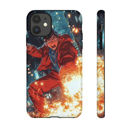 Flames Ignite Action - iPhone Case