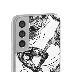 Dynamic Athletic Surrealism | Flexible Phone Case for Samsung Galaxy