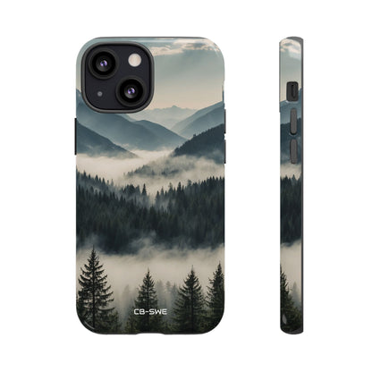 Misty Forest Embrace - iPhone Case