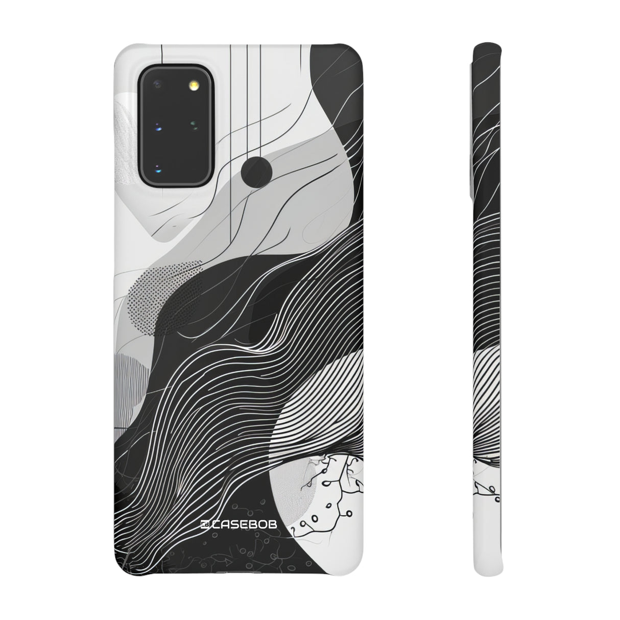 Monochrome Elegance | Slim Phone Case for Samsung