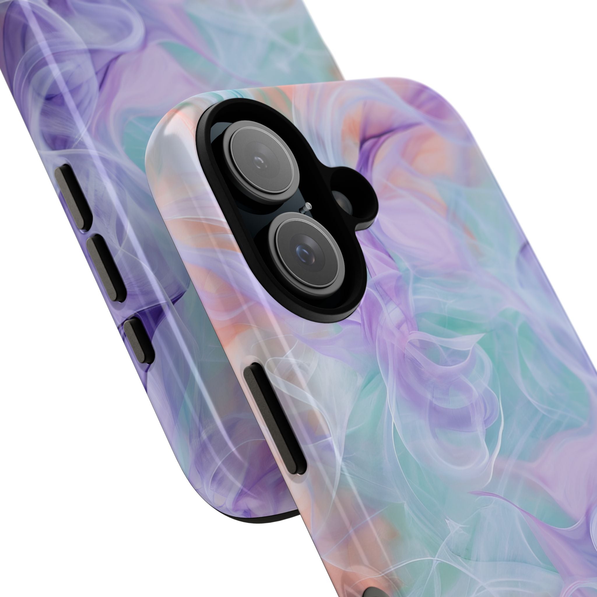 Purple Peach Whirl - Tough iPhone 16 Phone Case