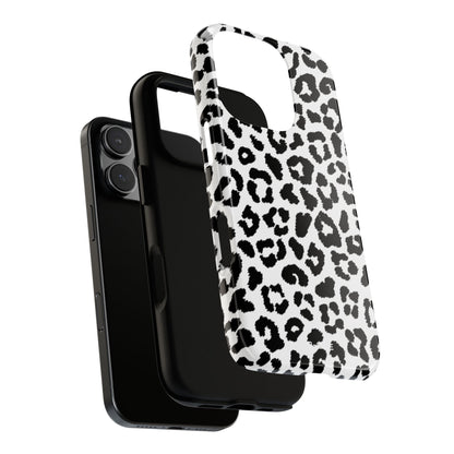 Monochrome Leopard Essence - iPhone Case