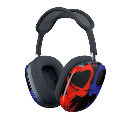 Dual Skulls RedBlue - AirPod Max Case
