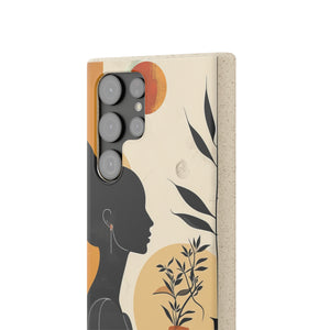 Modern Silhouette Tranquility | Biodegradable Phone Case