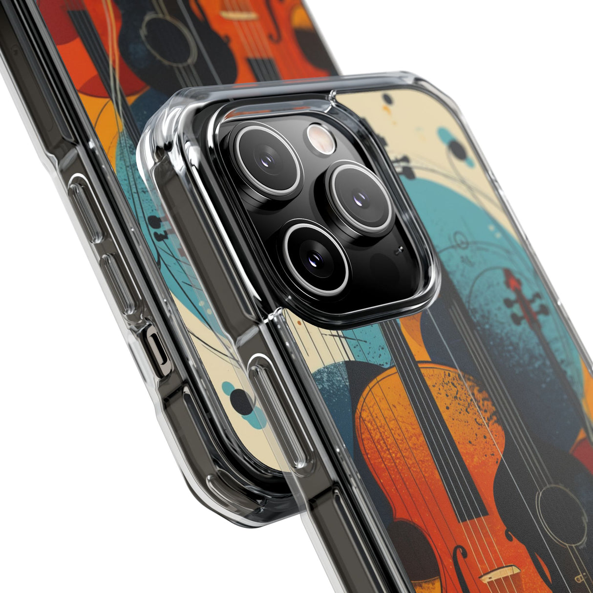 Musical Vortex - Phone Case for iPhone (Clear Impact - Magnetic)