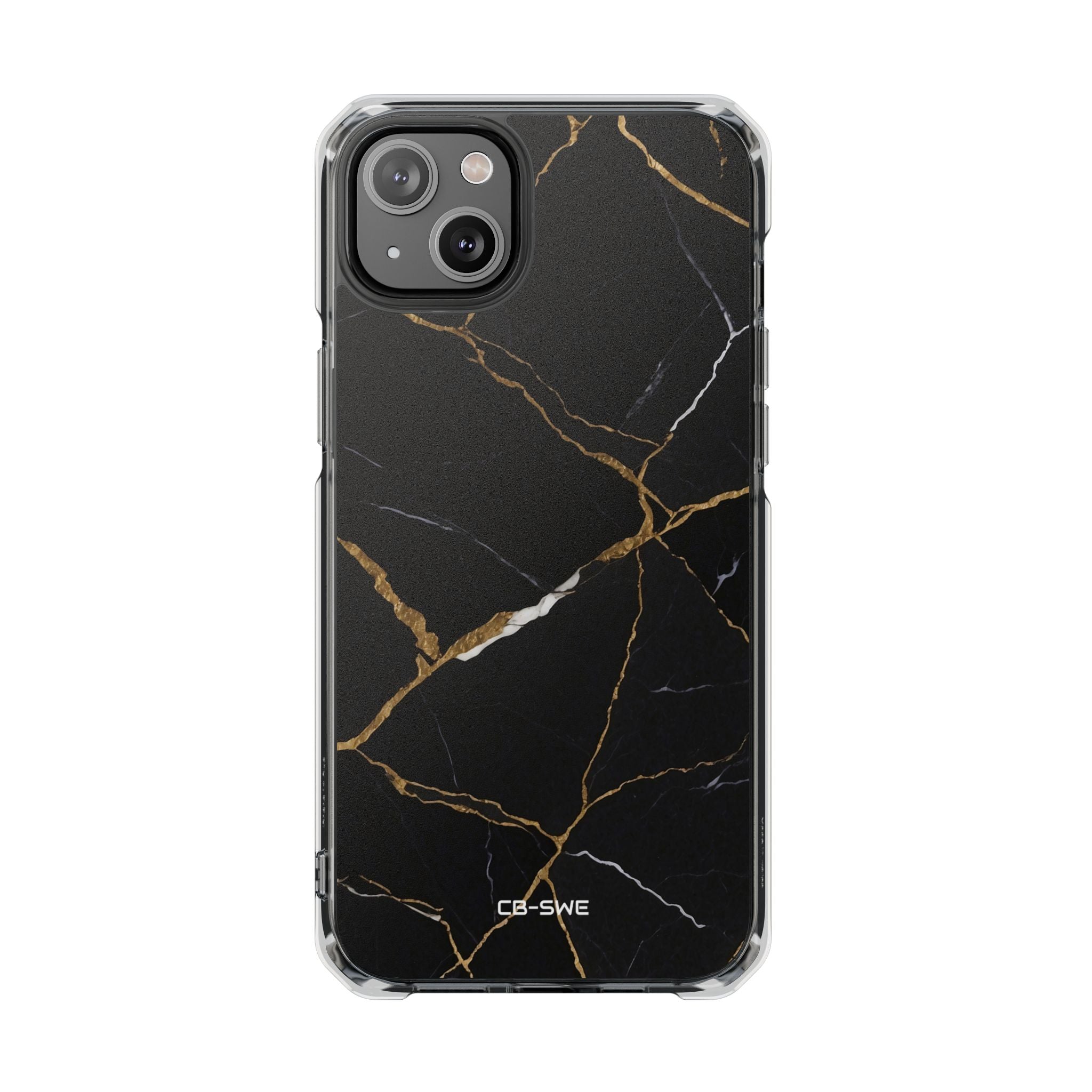 Golden Veins Emerge iPhone Case - Impact