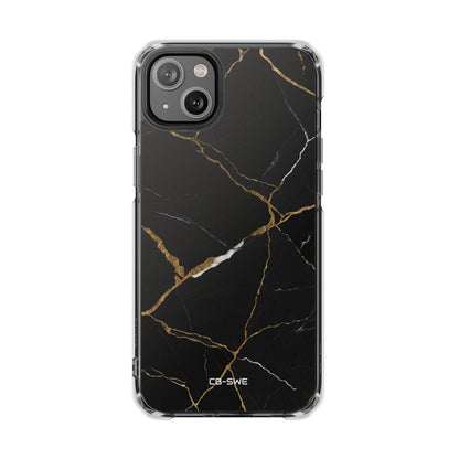 Golden Veins Emerge iPhone Case - Impact